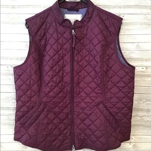 Van Heusen women’s xl purple quilted vest